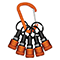 Keychain Bit Holder 5pk Org