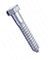 GALV LAG SCREW 3/8 x 4-1/2  50ct