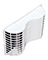 Under Eave Vent  D&bath 4" Wht