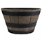 Resin Whiskey Barrel Pot