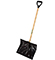 18" Poly Snow Shovel Steel Hdl