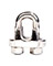 3/16" Wire Rope Clip, Stainless