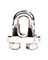1/4" Wire Rope Clip, Stainless