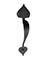 Acorn Heart Door Pull  0291b