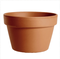 (sp) 6" Terra Cotta Azalea Pot