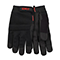 Kinco Synth. Leather Blk Med