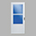 32x81 #298-SS LARSON STORM DOOR