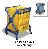 VINYL CADDY BAG 10 POCKET YELLOW