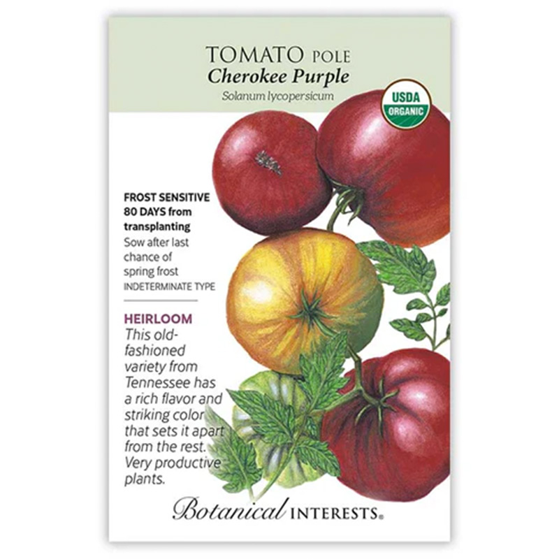 TOMATO POLE CHEROKEE PURPLE ORG