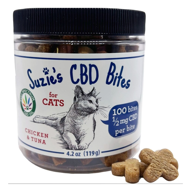 Suzie's CBD Bites for Cats - Chicken & Tuna