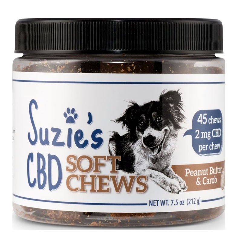 Suzie's CBD Soft Chews for Dogs - Peanut Butter