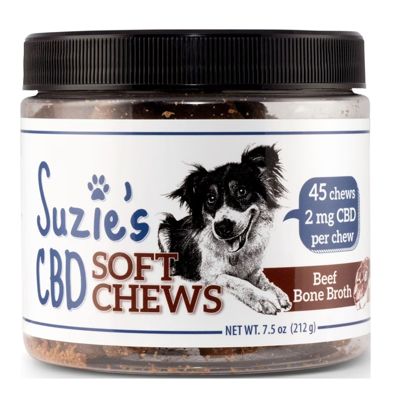 Suzie's CBD Soft Chews for Dogs - Beef