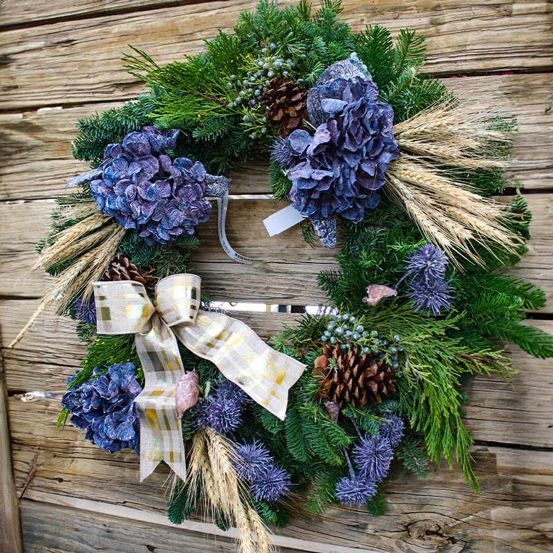 WREATH COUNTRY BLUE