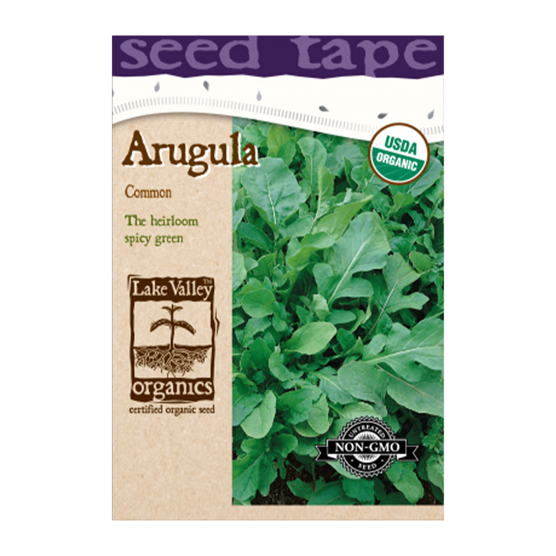 ORGANIC ARUGULA CMMON-SEED TAPE