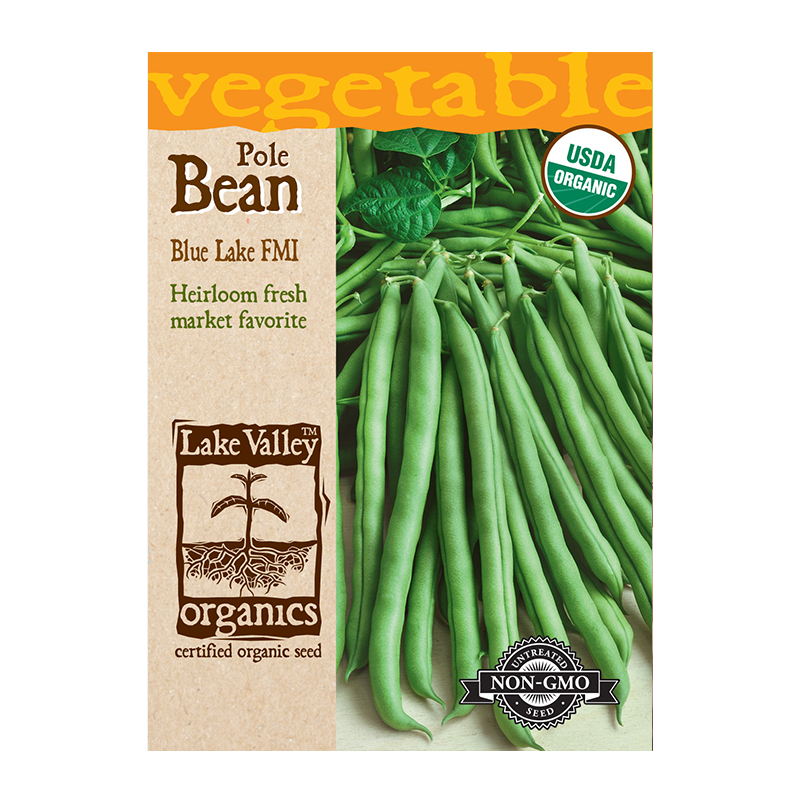 ORGANIC BEAN POLE BLUE LAKE