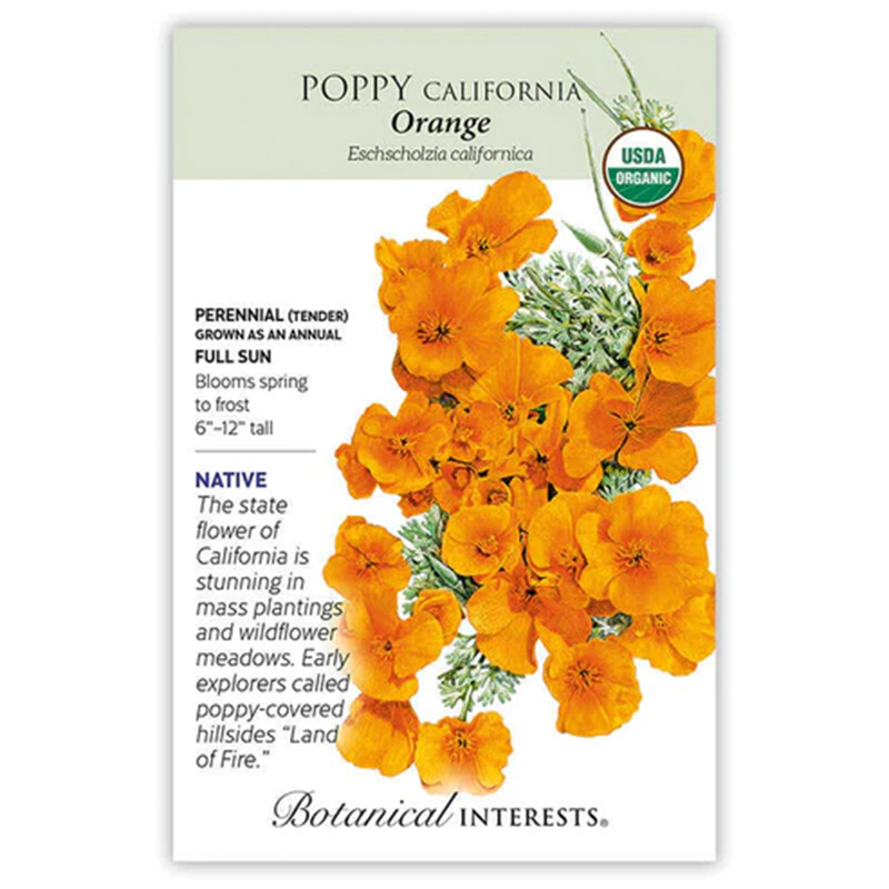 Poppy California Orange Org