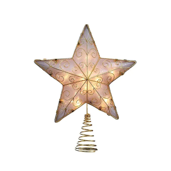 Star Lighted Gold Reflector