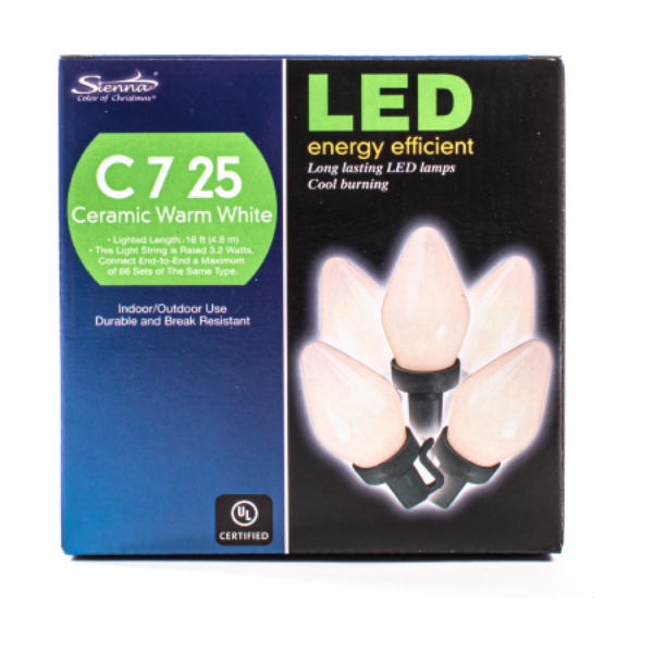 25CT C7 LED WHITE