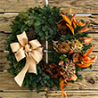 WREATH NATURAL ORANGE SM