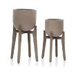 ORPHEUS PLANTER W/STAND LG