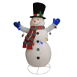 FLUFFY SNOWMAN/LANTERN 72"