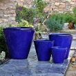 PLNTR TPRD CYLND BLUE 19X19