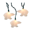 10L WHITE GLITTER BEARS SET
