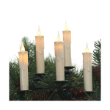 AMBER LED CANDLE SET 5 LT