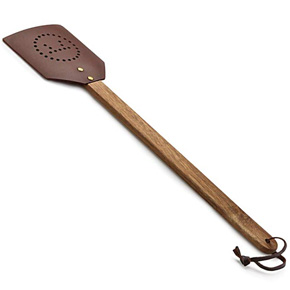 AMISH-STYLE LEATHER FLY SWATTER