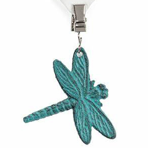 4PK TABLECLOTH CLIPS - DRAGONFLY