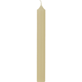 8" DINNER CANDLE BEIGE