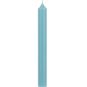 8" DINNER CANDLE BLUE MONOI