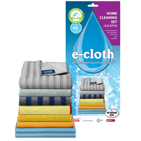 E-CLOTH: HOME CLEANING SET/8