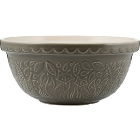 FOREST MIXING BOWL-GREY FOX