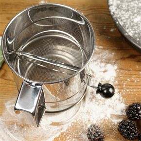 CRANK SIFTER: 5-CUP S.STEEL