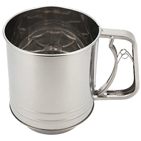 TRIGER SIFTER: 5-CUP S.STEEL