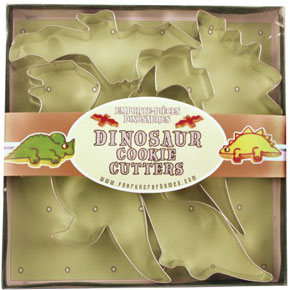 5pc COOKIE C SET Dinosaur-PLATED