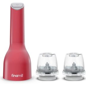 Finamill Grinder w/ 2 Pods Red