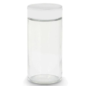 GLASS SPICE JAR: WHITE