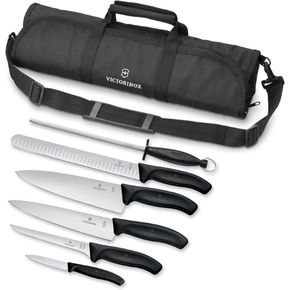 Swiss Classic Bbq Knife Roll Set