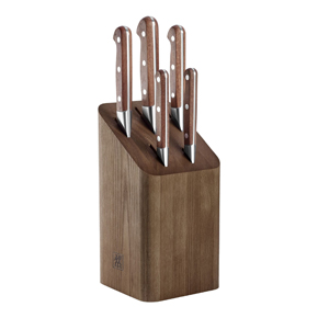 Zwilling Pro Knife Set Wood 6pc