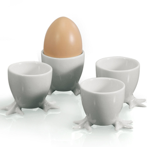 BIA CHICKEN FOOT EGG CUPS SET/4