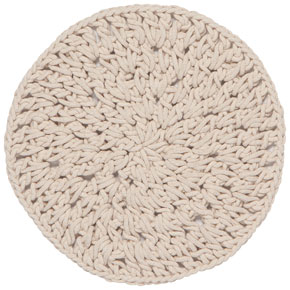 KNOTTED TRIVETS - NATURAL