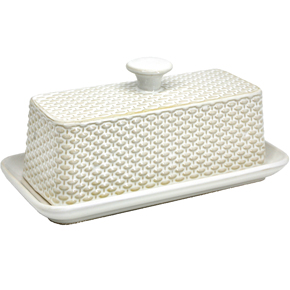 BIA TEXTURED BUTTER DISH