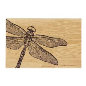 White Butter Dish - Dragonfly