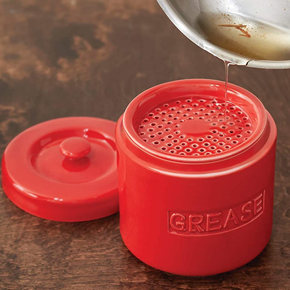 GREASE CONTAINER - RED