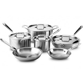 ALL-CLAD: BRUSHED S/S 10PC SET
