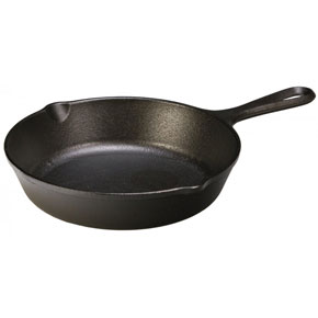 CAST IRON: 8"     FRYING PAN