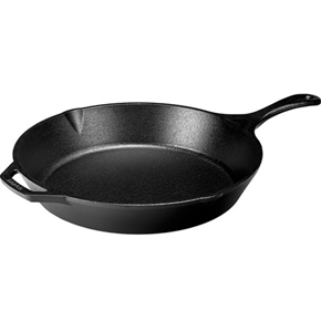 CAST IRON:13-1/4" FRYING PAN