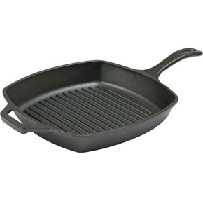 CAST IRON:10-1/2"SQR GRILL PAN